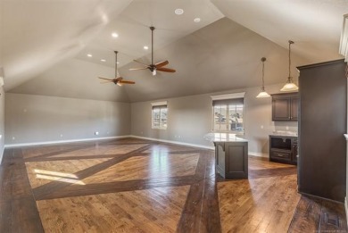 This stunning custom estate, located in a desirable gated on Indian Springs Country Club in Oklahoma - for sale on GolfHomes.com, golf home, golf lot