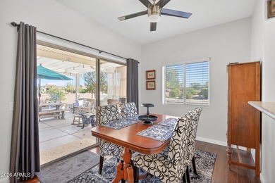 This beautifully remodeled Willow floor plan features walnut on Sun City Grand Golf Couse and Club in Arizona - for sale on GolfHomes.com, golf home, golf lot