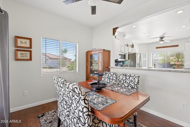 This beautifully remodeled Willow floor plan features walnut on Sun City Grand Golf Couse and Club in Arizona - for sale on GolfHomes.com, golf home, golf lot
