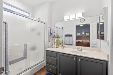 This beautifully remodeled Willow floor plan features walnut on Sun City Grand Golf Couse and Club in Arizona - for sale on GolfHomes.com, golf home, golf lot