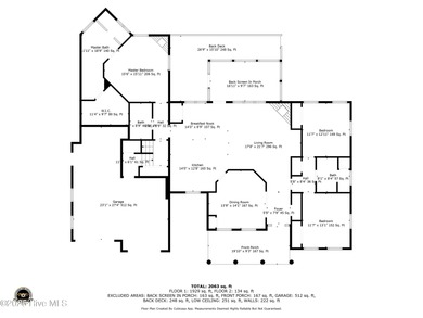 A Tranquil Home on a col-de-sac with an open floor plan, 2063 sq on Carolina National Golf Club in North Carolina - for sale on GolfHomes.com, golf home, golf lot