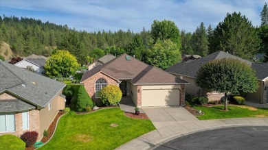 Spectacular 1-level living (plus full basement) home in on The Creek at Qualchan in Washington - for sale on GolfHomes.com, golf home, golf lot
