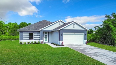 Brand new concrete block house with four (4) bedrooms, two (2) on Mirror Lakes Golf Club in Florida - for sale on GolfHomes.com, golf home, golf lot