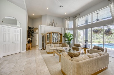Wonderful open floor plan built on cul-de-sac overlooking wide on PGA National Estates Golf Course in Florida - for sale on GolfHomes.com, golf home, golf lot
