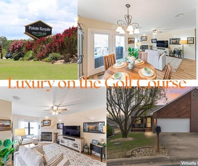 Located along the 13th and 14th fairways, this townhome offers on Pointe Royale Village Country Club in Missouri - for sale on GolfHomes.com, golf home, golf lot