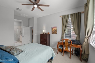 Immaculate San Bernardino model, built in 2021, brimming with on Canoa Ranch Golf Club in Arizona - for sale on GolfHomes.com, golf home, golf lot