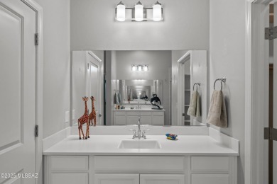 Immaculate San Bernardino model, built in 2021, brimming with on Canoa Ranch Golf Club in Arizona - for sale on GolfHomes.com, golf home, golf lot