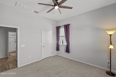 Immaculate San Bernardino model, built in 2021, brimming with on Canoa Ranch Golf Club in Arizona - for sale on GolfHomes.com, golf home, golf lot