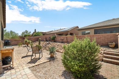 Immaculate San Bernardino model, built in 2021, brimming with on Canoa Ranch Golf Club in Arizona - for sale on GolfHomes.com, golf home, golf lot