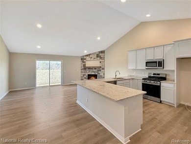 Award winning Clearview Homes is building this single-family on Rolling Hills Golf Club in Michigan - for sale on GolfHomes.com, golf home, golf lot