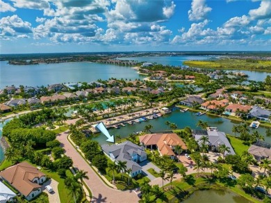 Move in NOW! Stunning, like-new waterfront custom Gulfshore Home on Miromar Lakes Golf Club in Florida - for sale on GolfHomes.com, golf home, golf lot