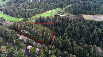 2.93 acre parcel with Approximately 460 feet of highway 101 on Salishan Spa and Golf Resort in Oregon - for sale on GolfHomes.com, golf home, golf lot