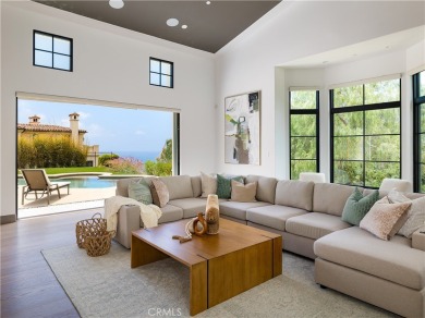 Built in 2019, this Spanish-style residence in The Estates at on Trump National Golf Course in California - for sale on GolfHomes.com, golf home, golf lot