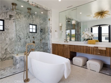 Built in 2019, this Spanish-style residence in The Estates at on Trump National Golf Course in California - for sale on GolfHomes.com, golf home, golf lot