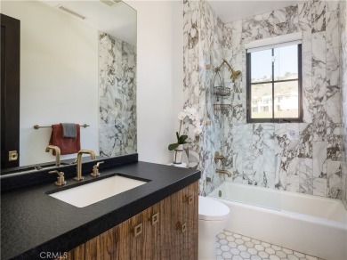 Built in 2019, this Spanish-style residence in The Estates at on Trump National Golf Course in California - for sale on GolfHomes.com, golf home, golf lot