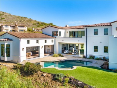 Built in 2019, this Spanish-style residence in The Estates at on Trump National Golf Course in California - for sale on GolfHomes.com, golf home, golf lot