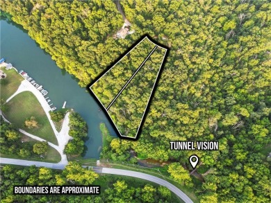 245 feet of Lake Windsor shoreline, 1.91 acres, & only minutes on Bella Vista Country Club - Berksdale in Arkansas - for sale on GolfHomes.com, golf home, golf lot