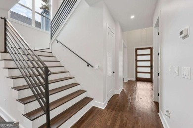 Experience modern luxury in this newly built custom farmhouse on East Lake Golf Club in Georgia - for sale on GolfHomes.com, golf home, golf lot