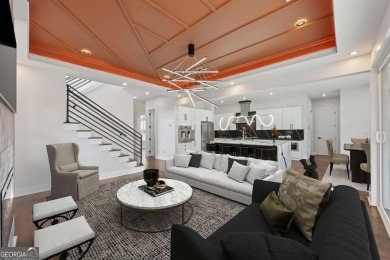 Experience modern luxury in this newly built custom farmhouse on East Lake Golf Club in Georgia - for sale on GolfHomes.com, golf home, golf lot