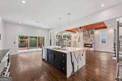 Experience modern luxury in this newly built custom farmhouse on East Lake Golf Club in Georgia - for sale on GolfHomes.com, golf home, golf lot