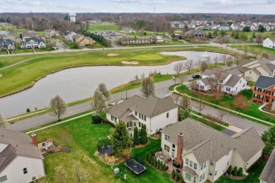 Over 4,500 SqFt of beautiful living space on the 9th hole on New Albany Links Golf Club in Ohio - for sale on GolfHomes.com, golf home, golf lot