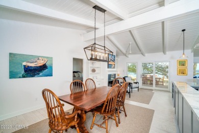 This stunning soundfront home in Pine Knoll Shores has been on The Country Club of the Crystal Coast in North Carolina - for sale on GolfHomes.com, golf home, golf lot