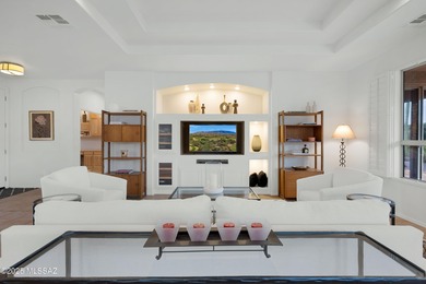 Gorgeous, upgraded Cimarron floorplan w/Casita, mountain views + on Saddlebrooke Golf Course in Arizona - for sale on GolfHomes.com, golf home, golf lot