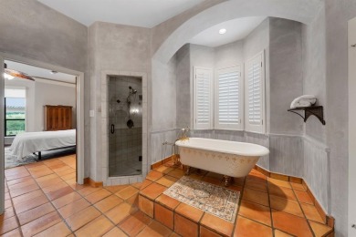 Welcome to this stunning Mediterranean-inspired retreat located on Hackberry Creek Country Club in Texas - for sale on GolfHomes.com, golf home, golf lot