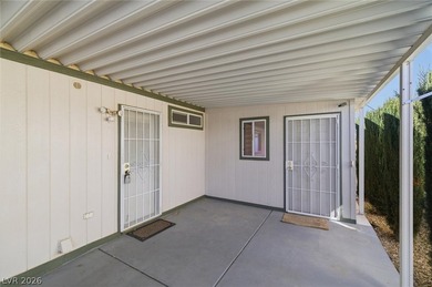 Welcome to this well-maintained 1,245 sq. ft. manufactured home on Desert Greens Golf Course in Nevada - for sale on GolfHomes.com, golf home, golf lot