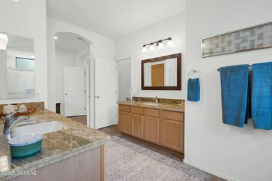 Gorgeous, upgraded Cimarron floorplan w/Casita, mountain views + on Saddlebrooke Golf Course in Arizona - for sale on GolfHomes.com, golf home, golf lot