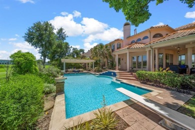 Welcome to this stunning Mediterranean-inspired retreat located on Hackberry Creek Country Club in Texas - for sale on GolfHomes.com, golf home, golf lot