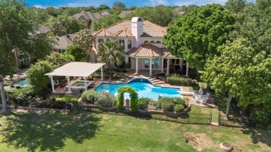 Welcome to this stunning Mediterranean-inspired retreat located on Hackberry Creek Country Club in Texas - for sale on GolfHomes.com, golf home, golf lot