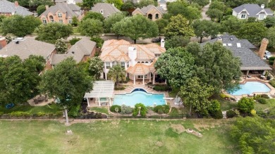 Welcome to this stunning Mediterranean-inspired retreat located on Hackberry Creek Country Club in Texas - for sale on GolfHomes.com, golf home, golf lot