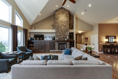 Experience exceptional views overlooking the 3rd fairway of The on The Legend At Bergamont in Wisconsin - for sale on GolfHomes.com, golf home, golf lot