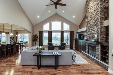 Experience exceptional views overlooking the 3rd fairway of The on The Legend At Bergamont in Wisconsin - for sale on GolfHomes.com, golf home, golf lot