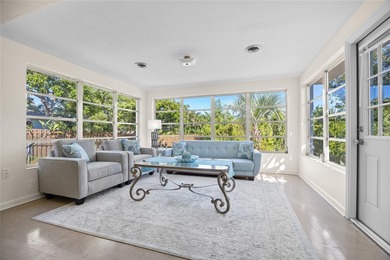 Step back in time and fall in love with this vintage Dunedin on The Dunedin Country Club in Florida - for sale on GolfHomes.com, golf home, golf lot