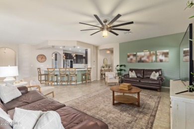 Welcome to your dream home, nestled in a vibrant neighborhood on Poston Butte Golf Club in Arizona - for sale on GolfHomes.com, golf home, golf lot