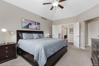 Welcome to 5504 Eagleview Court! This end-unit ranch condo is on Pine Knob Golf Club - Hawk in Michigan - for sale on GolfHomes.com, golf home, golf lot