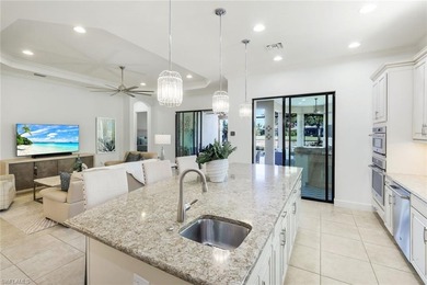 Discover a rarely available Lazio model, boasting stunning long on The Rookery At Marco in Florida - for sale on GolfHomes.com, golf home, golf lot