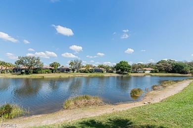 Enjoy morning coffee while relaxing on your private lanai or on Pelican Preserve Golf Club in Florida - for sale on GolfHomes.com, golf home, golf lot