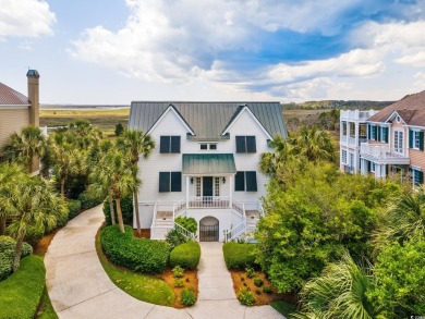 Waterfront Majesty with private dock in DeBordieu Colony! Fully on DeBordieu Country Club in South Carolina - for sale on GolfHomes.com, golf home, golf lot