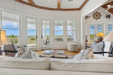 Waterfront Majesty with private dock in DeBordieu Colony! Fully on DeBordieu Country Club in South Carolina - for sale on GolfHomes.com, golf home, golf lot