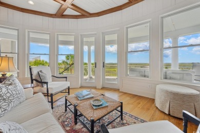 Waterfront Majesty with private dock in DeBordieu Colony! Fully on DeBordieu Country Club in South Carolina - for sale on GolfHomes.com, golf home, golf lot
