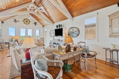 Waterfront Majesty with private dock in DeBordieu Colony! Fully on DeBordieu Country Club in South Carolina - for sale on GolfHomes.com, golf home, golf lot