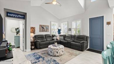This beautifully appointed DREAMSICLE sits on a unique lot with on LPGA International Golf Course in Florida - for sale on GolfHomes.com, golf home, golf lot