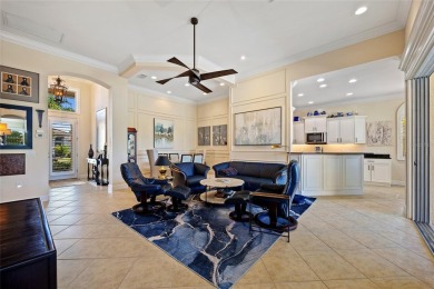 EXCEPTIONAL 2 BEDROOM + DEN, 2 BATH, 2-CAR GARAGE LAKEFRONT POOL on Riverwood Golf Club in Florida - for sale on GolfHomes.com, golf home, golf lot