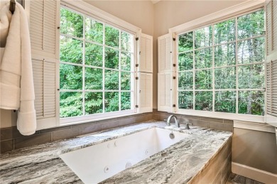 This elegantly updated residence offers refined living in on Horseshoe Bend Country Club in Georgia - for sale on GolfHomes.com, golf home, golf lot