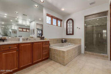This stunning model home in the exclusive Superstition Golf & on Superstition Mountain Club - Lost Gold in Arizona - for sale on GolfHomes.com, golf home, golf lot