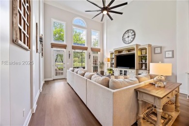 Luxurious townhome with stunning lagoon views overlooking the on Hampton Pointe Golf Course in South Carolina - for sale on GolfHomes.com, golf home, golf lot