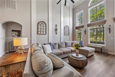 Luxurious townhome with stunning lagoon views overlooking the on Hampton Pointe Golf Course in South Carolina - for sale on GolfHomes.com, golf home, golf lot